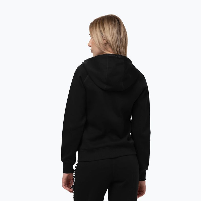 Damenpullover Pitbull Explory Tape Hooded Zip black 3