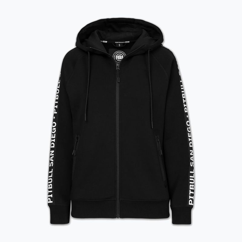 Damenpullover Pitbull Explory Tape Hooded Zip black 5