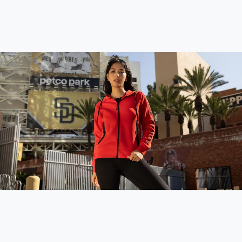 Damenpullover Pitbull Explory Tape Hooded Zip fluo/red 15