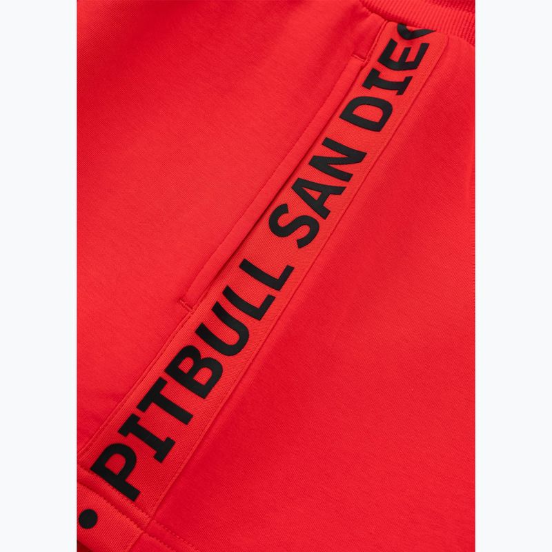 Damen-Shorts Pitbull Explory Tape fluo/red 9
