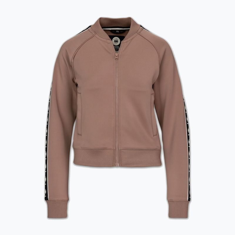 Damenpullover Pitbull Verona Collar Zip chocolate mousse 6