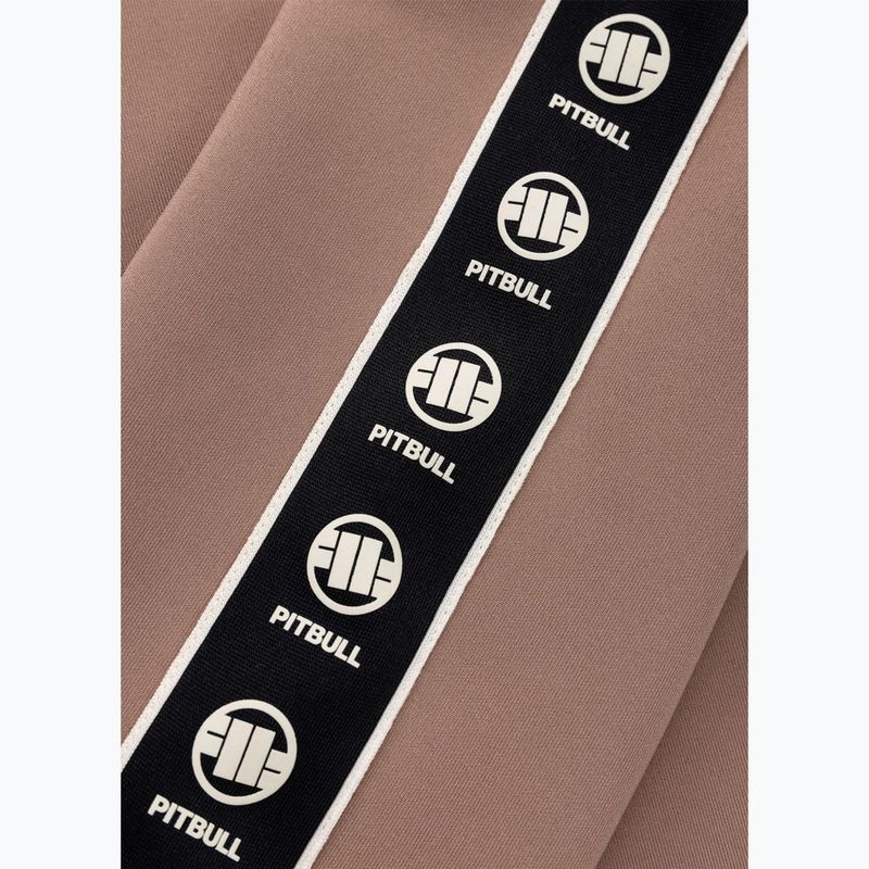 Damenpullover Pitbull Verona Collar Zip chocolate mousse 10