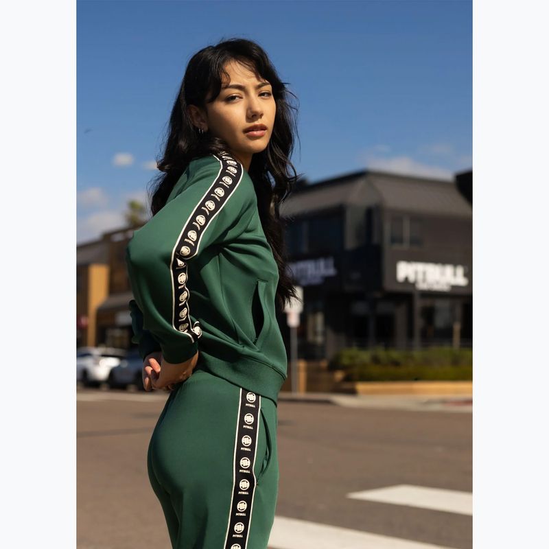 Damenpullover Pitbull Verona Collar Zip bottle green 12