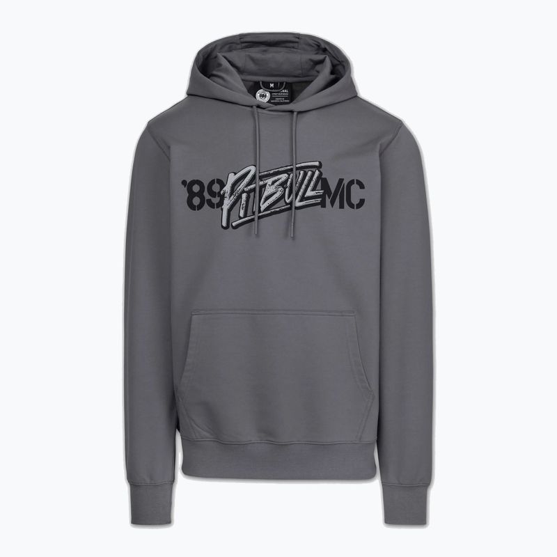 Herrenpullover Pitbull MC Sweatshirt Hooded graphite 5