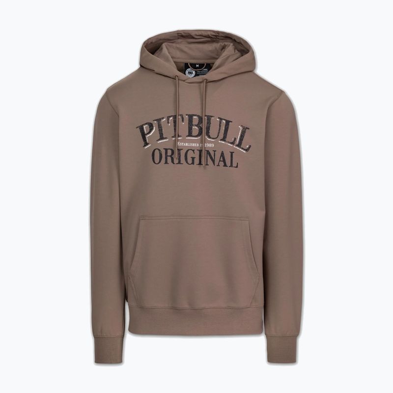 Herrenpullover Pitbull Midnight Sweatshirt Hooded brown savana 7