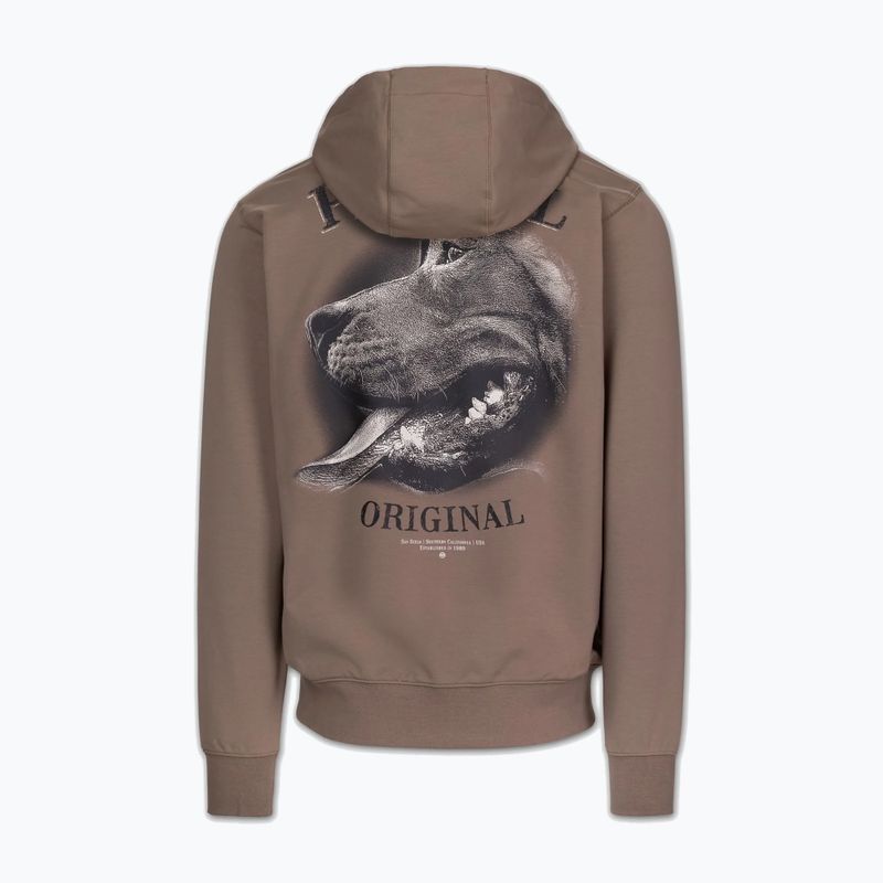Herrenpullover Pitbull Midnight Sweatshirt Hooded brown savana 8