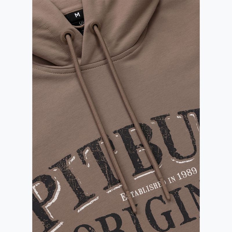Herrenpullover Pitbull Midnight Sweatshirt Hooded brown savana 9