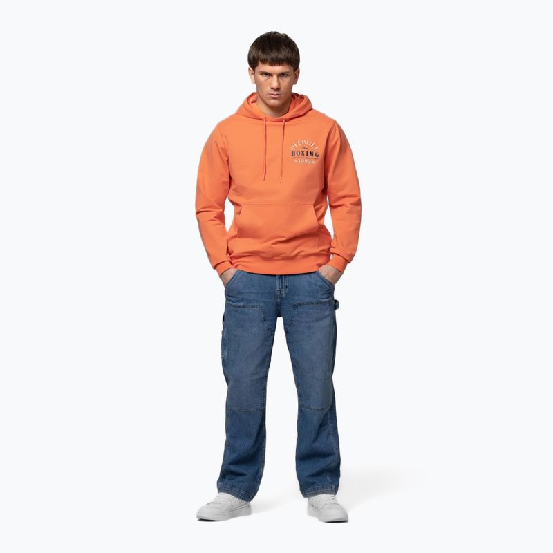 Herrenpullover Pitbull Bloodline 2 Sweatshirt Hooded fluo orange 2