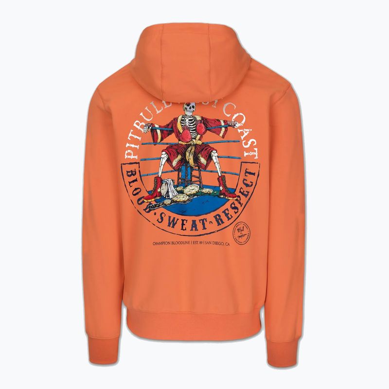 Herrenpullover Pitbull Bloodline 2 Sweatshirt Hooded fluo orange 6