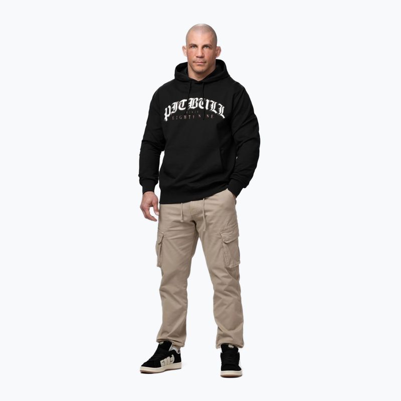 Herrenpullover Pitbull Tatto Hooded black 2
