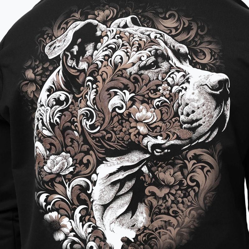 Herrenpullover Pitbull Tatto Hooded black 4