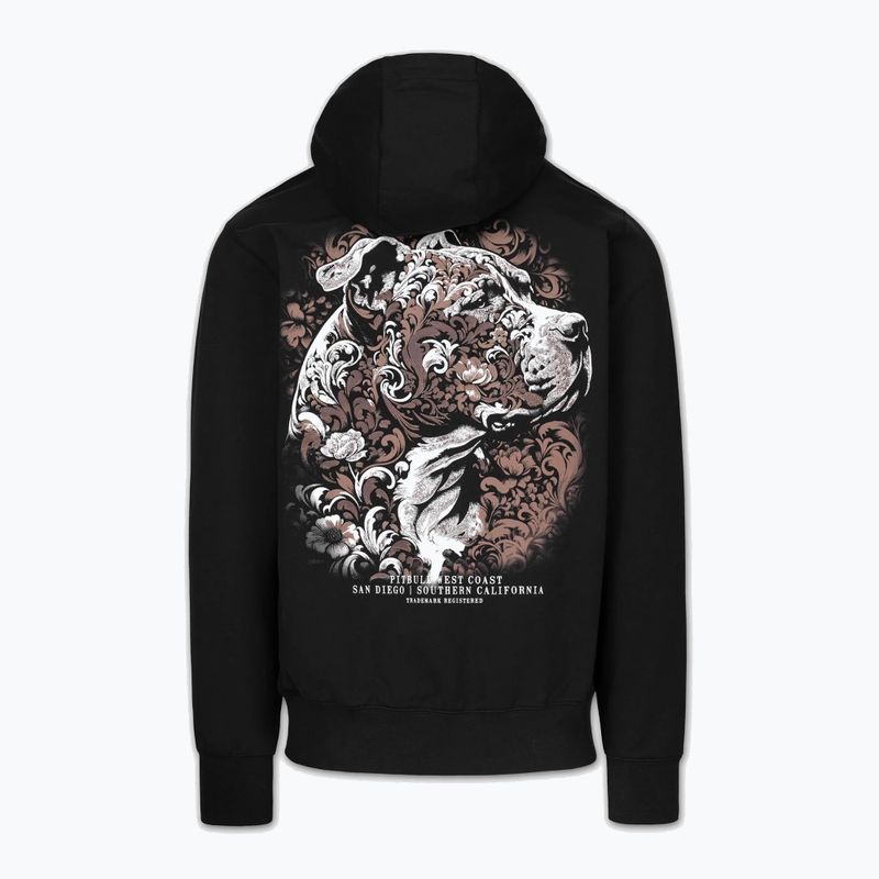 Herrenpullover Pitbull Tatto Hooded black 6