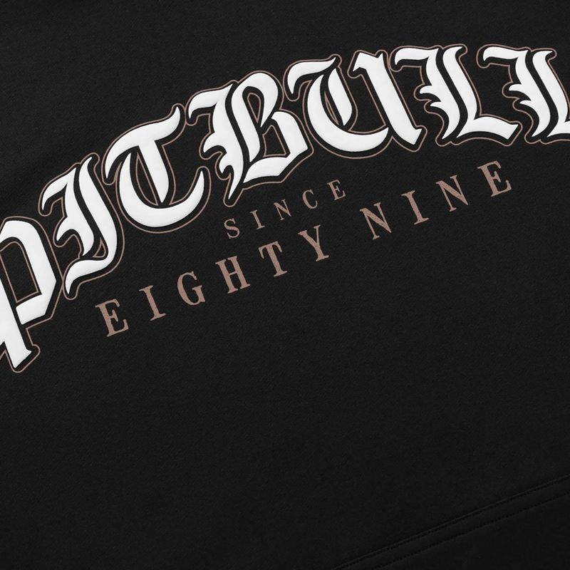 Herrenpullover Pitbull Tatto Hooded black 9