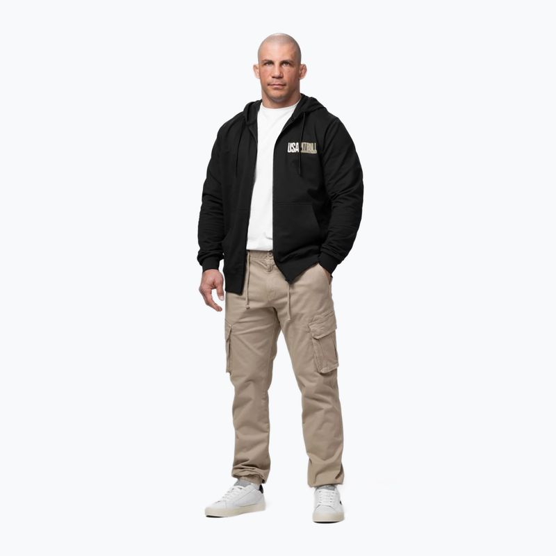 Herrenpullover Pitbull USA Hooded Zip black 2