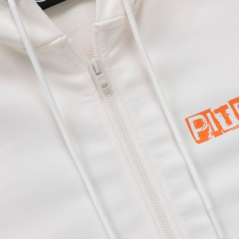 Herrenpullover Pitbull Blacky Sweatshirt Zip Hooded off white 7
