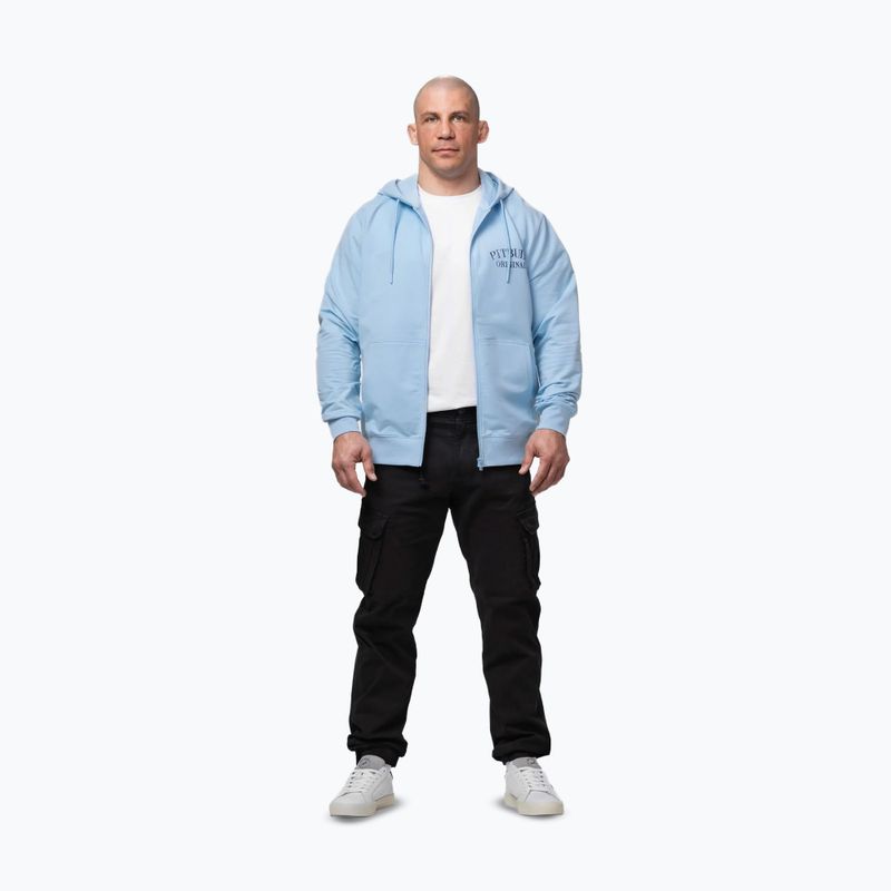 Herrenpullover Pitbull Midnight Sweatshirt Zip Hooded sky blue 2