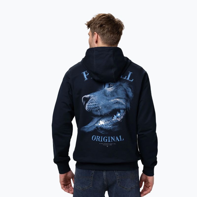 Herrenpullover Pitbull Midnight Sweatshirt Zip Hooded dark navy 3