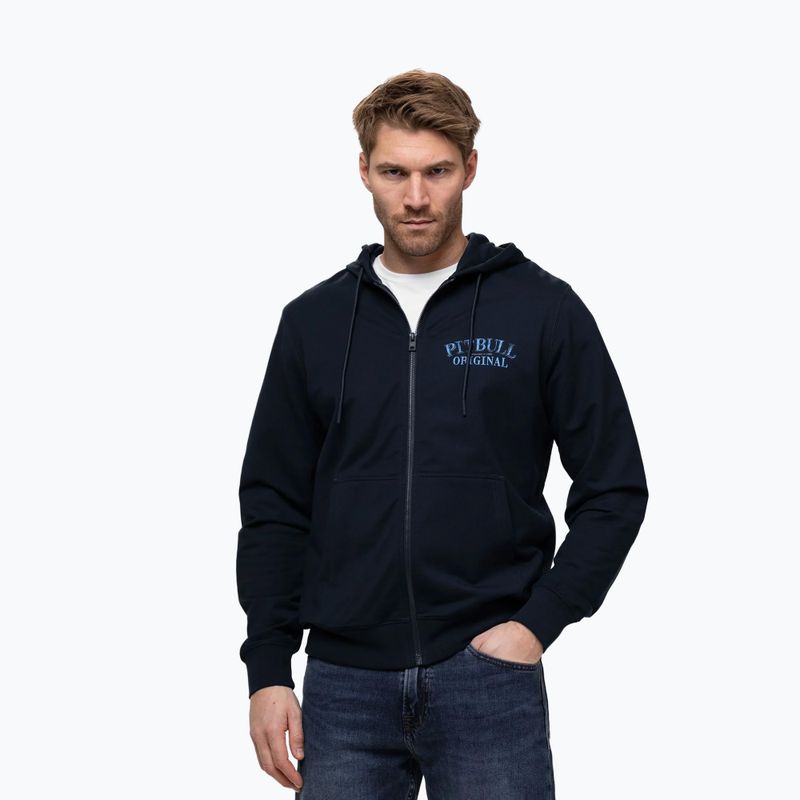 Herrenpullover Pitbull Midnight Sweatshirt Zip Hooded dark navy 4