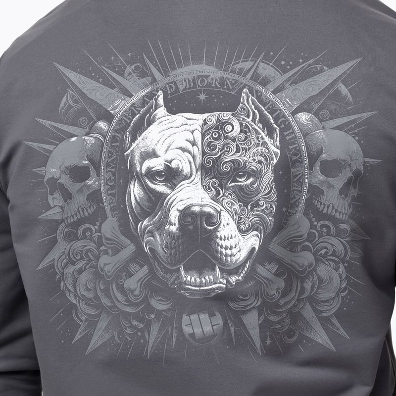 Herrenpullover Pitbull World Sweatshirt Zip Hooded graphite 5
