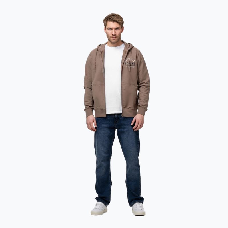 Herrenpullover Pitbull Bloodline 2 Sweatshirt Zip Hooded brown savana 2