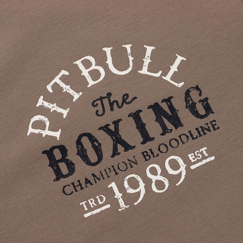 Herrenpullover Pitbull Bloodline 2 Sweatshirt Zip Hooded brown savana 8