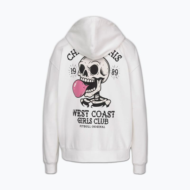 Damenpullover Pitbull Chew On This Hooded off white 7