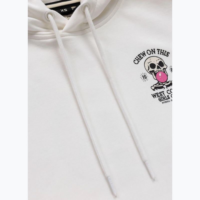 Damenpullover Pitbull Chew On This Hooded off white 8