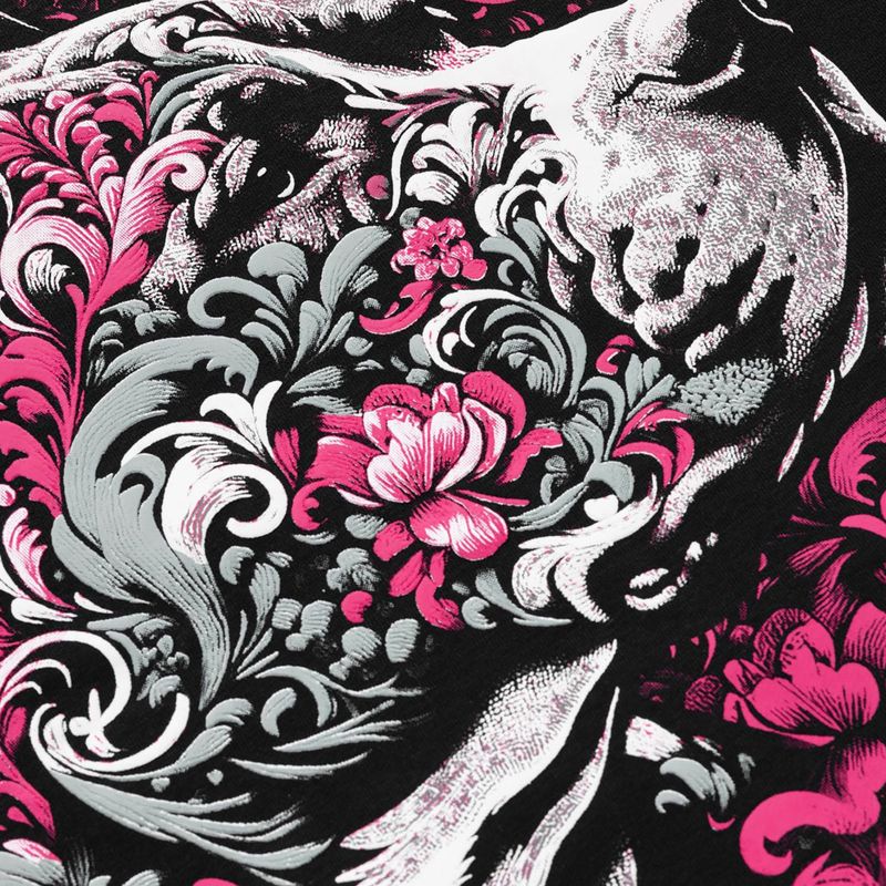 Damenpullover Pitbull Tatto Hooded black 8