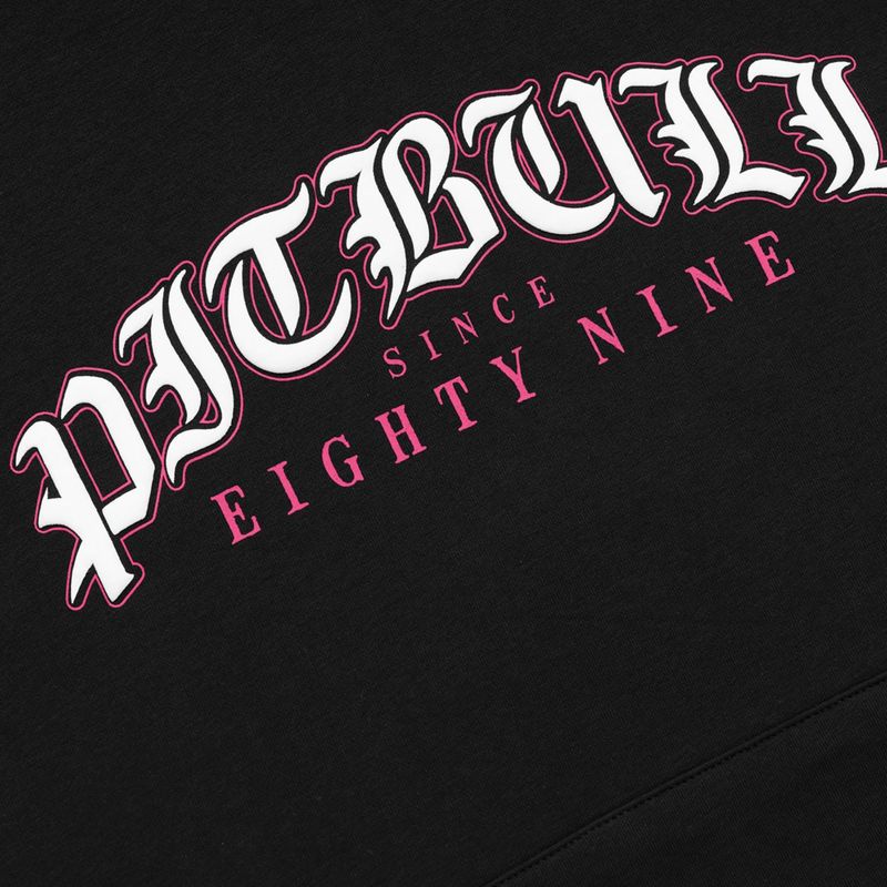 Damenpullover Pitbull Tatto Hooded black 9