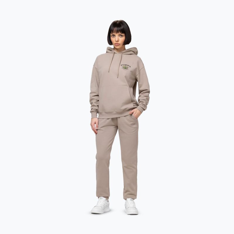 Damenpullover Pitbull Bullets & Blooms Hooded sand savana 2