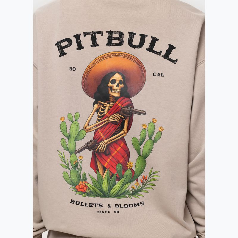 Damenpullover Pitbull Bullets & Blooms Hooded sand savana 9