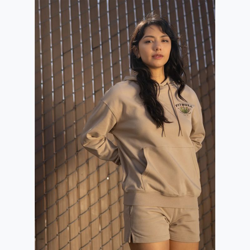 Damenpullover Pitbull Bullets & Blooms Hooded sand savana 11