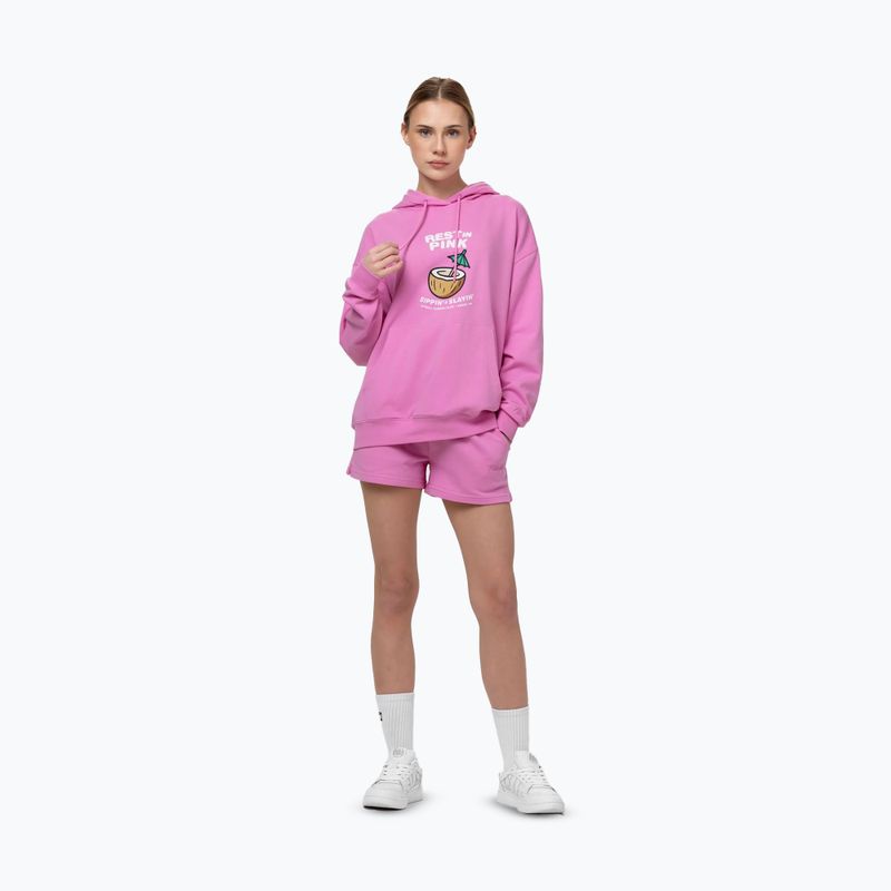 Damenpullover Pitbull Rest In Pink Hooded ice pink 2