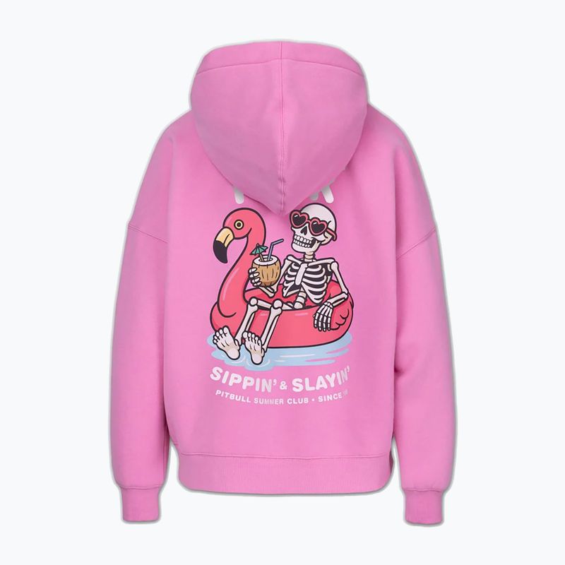 Damenpullover Pitbull Rest In Pink Hooded ice pink 5