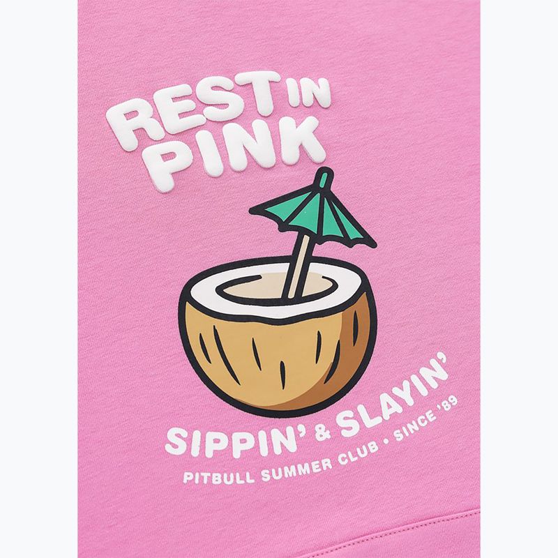 Damenpullover Pitbull Rest In Pink Hooded ice pink 7