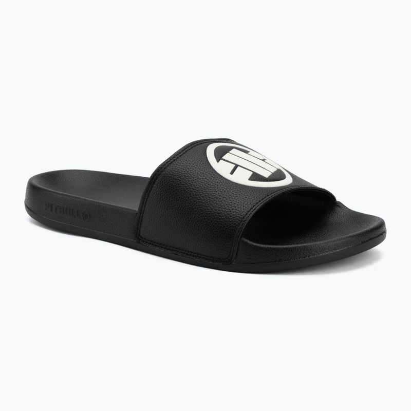 Herren-Badelatschen Pitbull Logo black