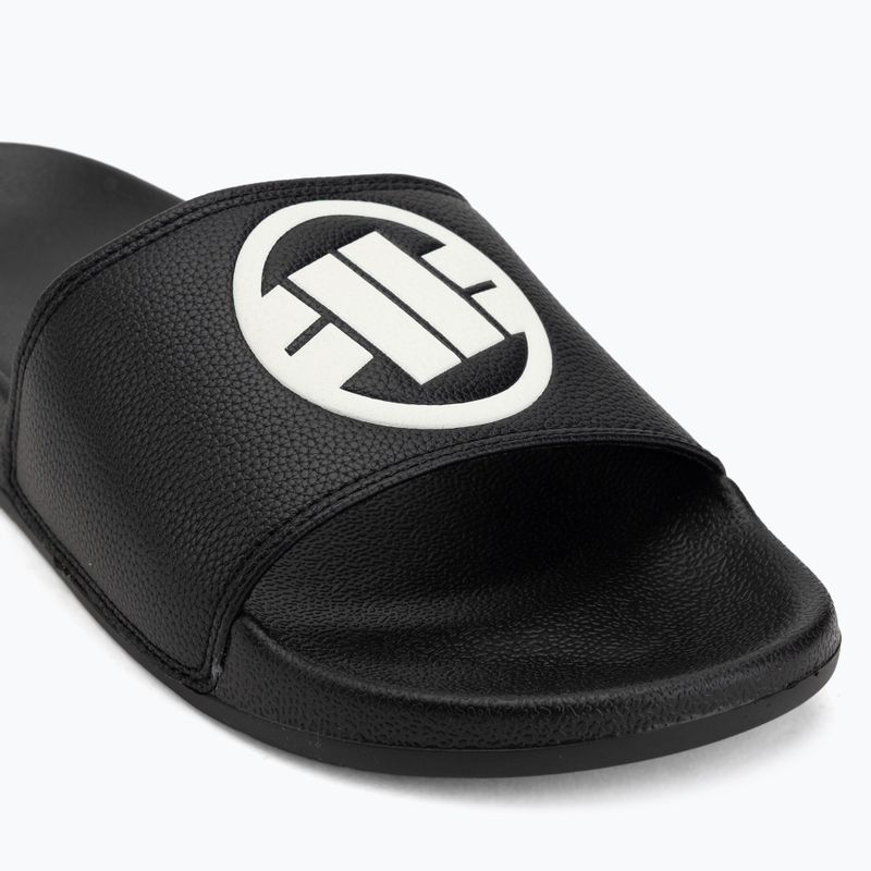 Herren-Badelatschen Pitbull Logo black 7