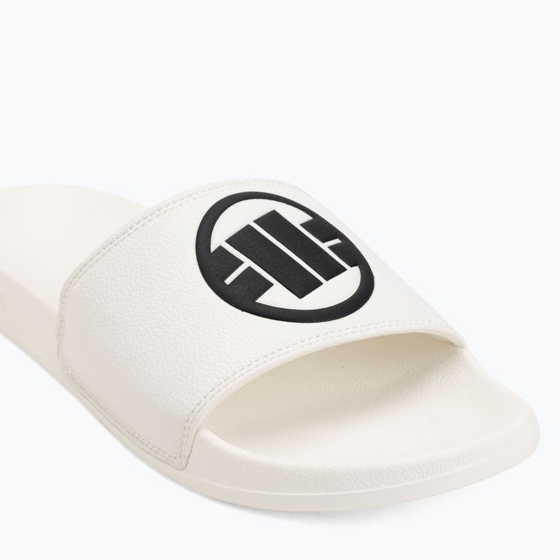 Herren-Badelatschen Pitbull Logo white 7