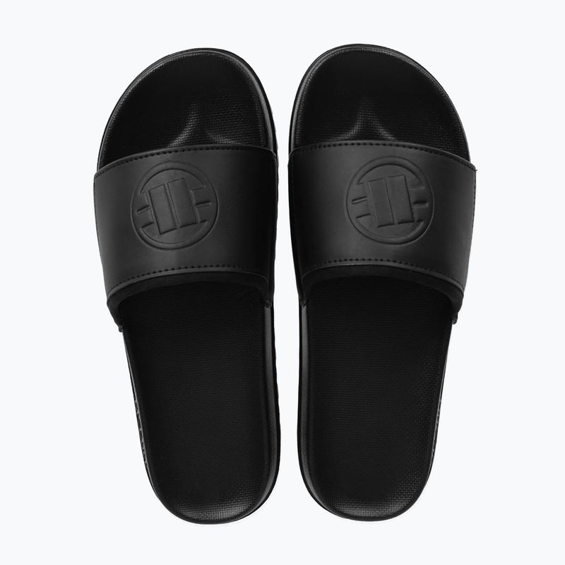 Damenbadelatschen Pitbull Logo black 4