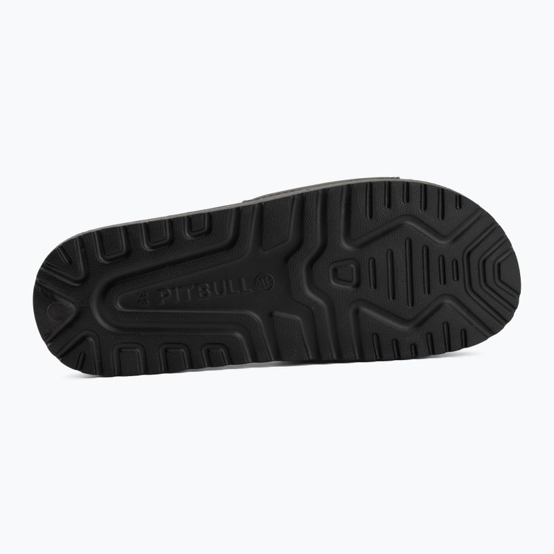 Damenbadelatschen Pitbull Logo black 4