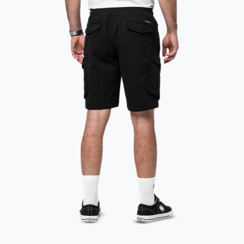 Pitbull Proctor Drawstring Cargo Herrenshorts schwarz 2