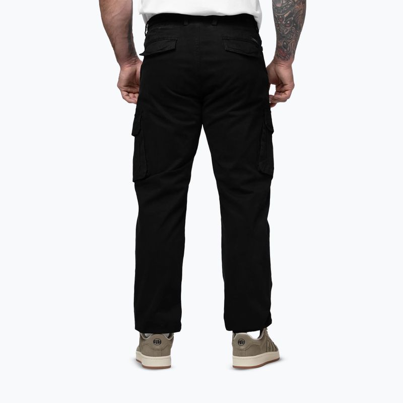 Herrenhose Pitbull Proctor Drawstring Jogger Cargo black 3