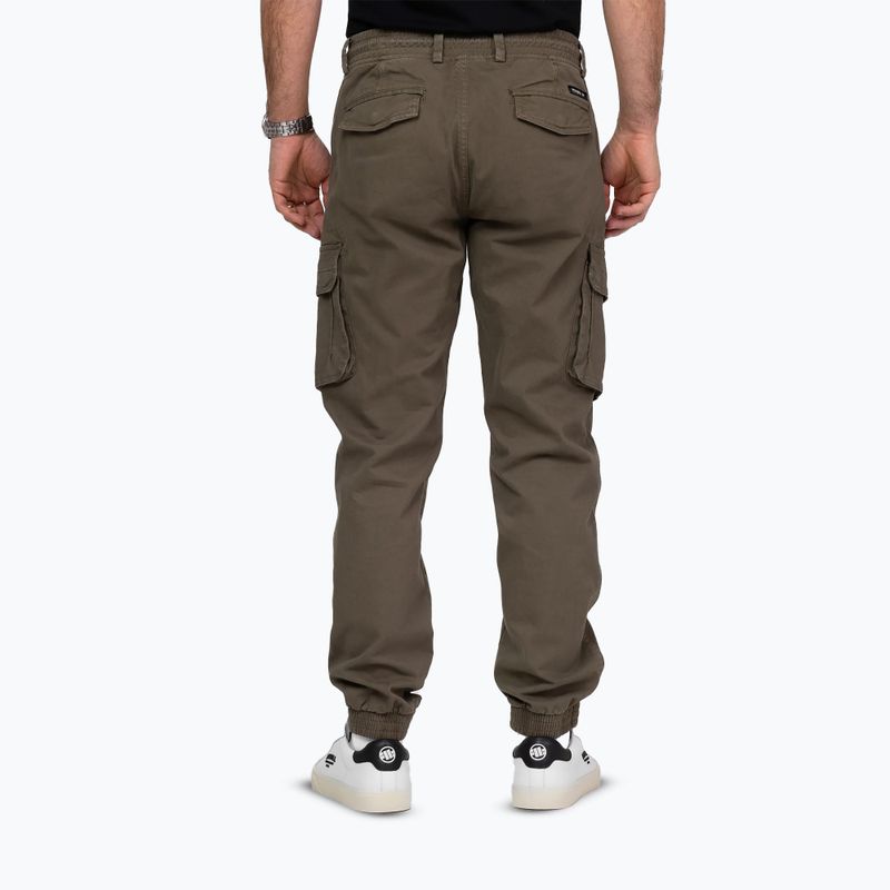 Herrenhose Pitbull Proctor Drawstring Jogger Cargo olive 2