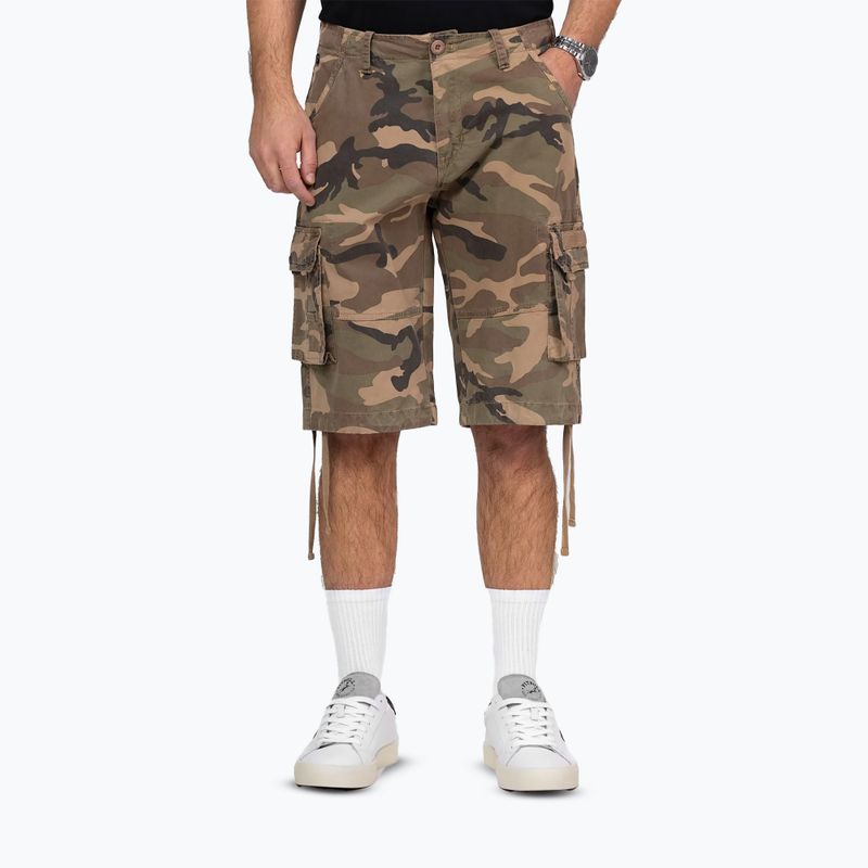 Pitbull Volmer Long Cargo Herren-Shorts camo 3