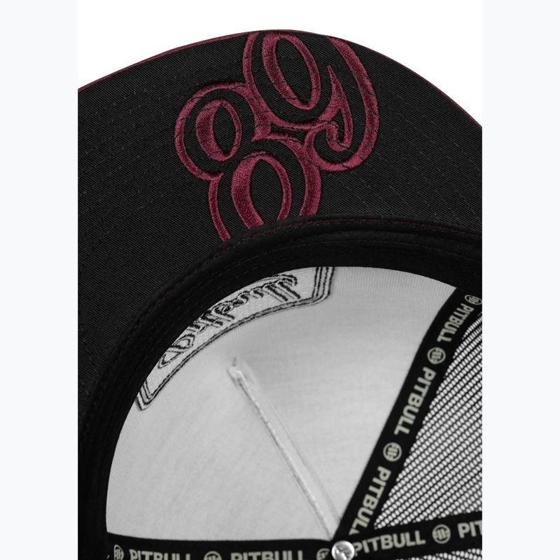 Herren-Basecap Pitbull Original 1989 burgundy/black 5
