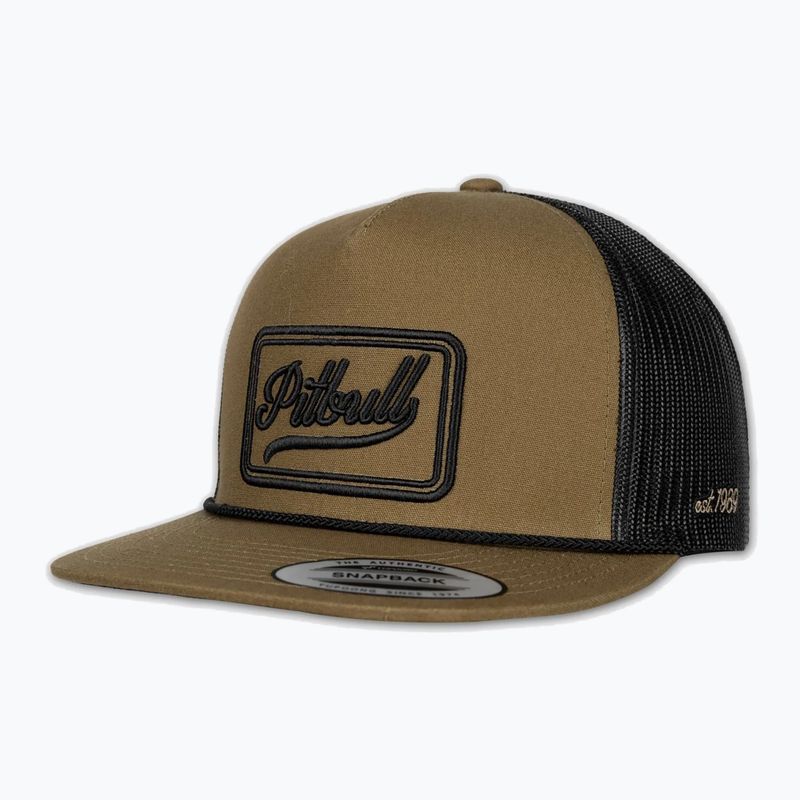 Herren-Basecap Pitbull Original 1989 dark olive/black