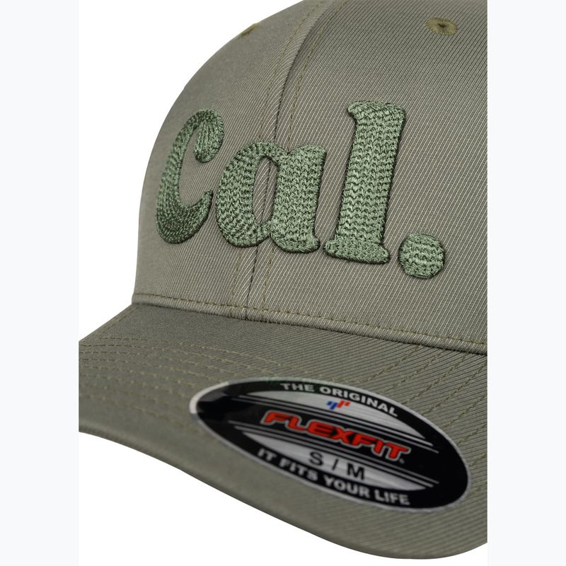 Herren-Basecap Pitbull Full Cap 3D Cal Flexfit Dusty Salvia green 3