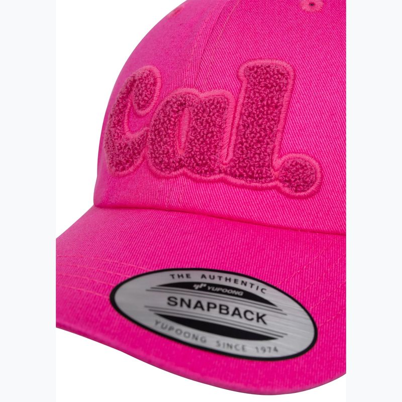 Herren-Basecap Pitbull 3D Chenile EMB Cal Classic Low Profile pink 3
