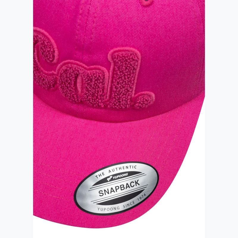 Herren-Basecap Pitbull 3D Chenile EMB Cal Classic Low Profile pink 4