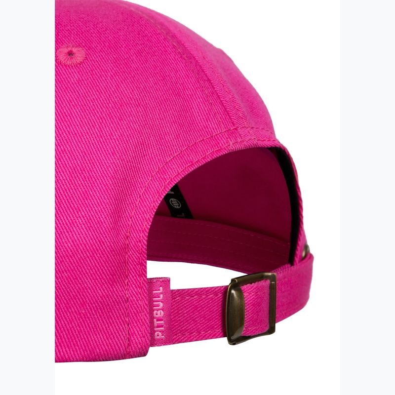 Herren-Basecap Pitbull 3D Chenile EMB Cal Classic Low Profile pink 6